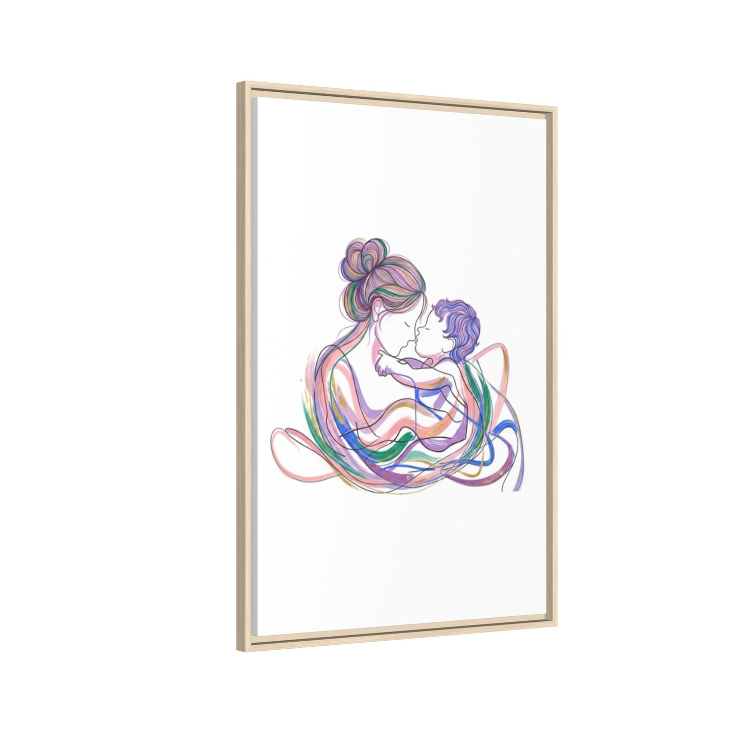Sacred Connection — Framed Canvas