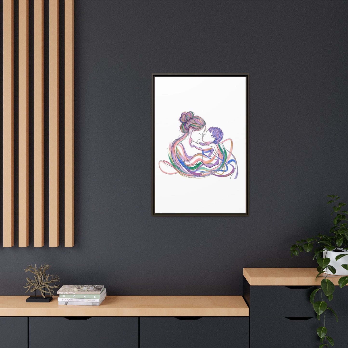 Sacred Connection — Framed Canvas