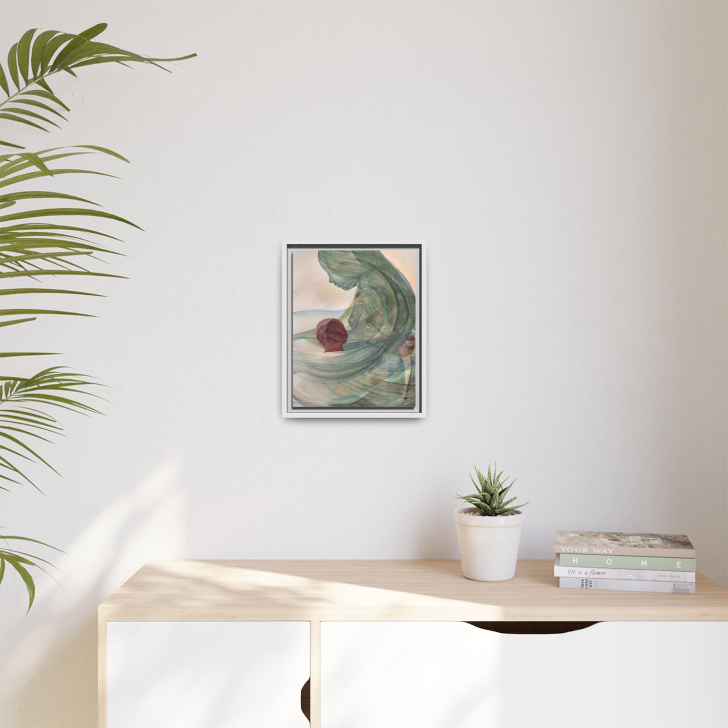 Woven Connection — Framed Canvas