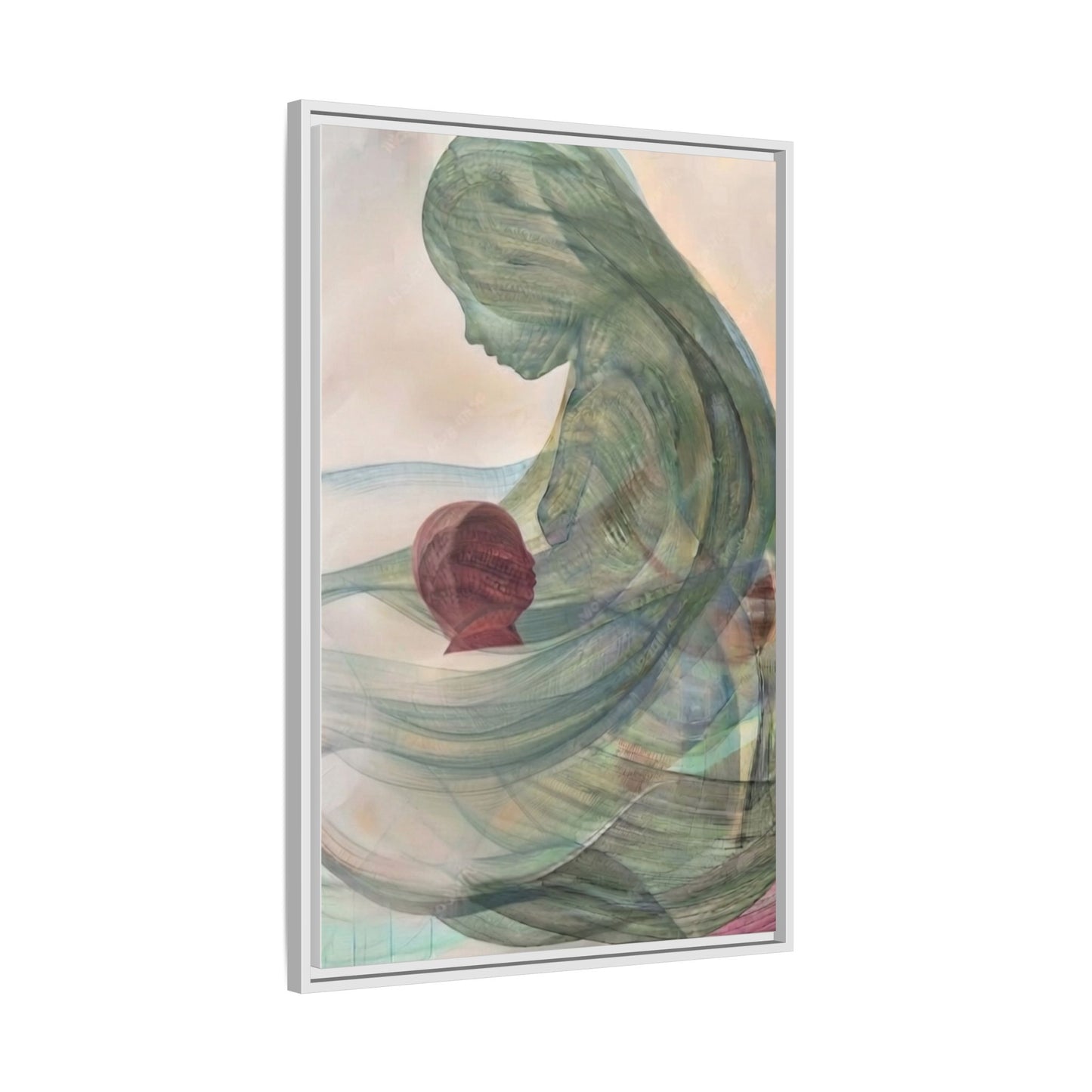 Woven Connection — Framed Canvas