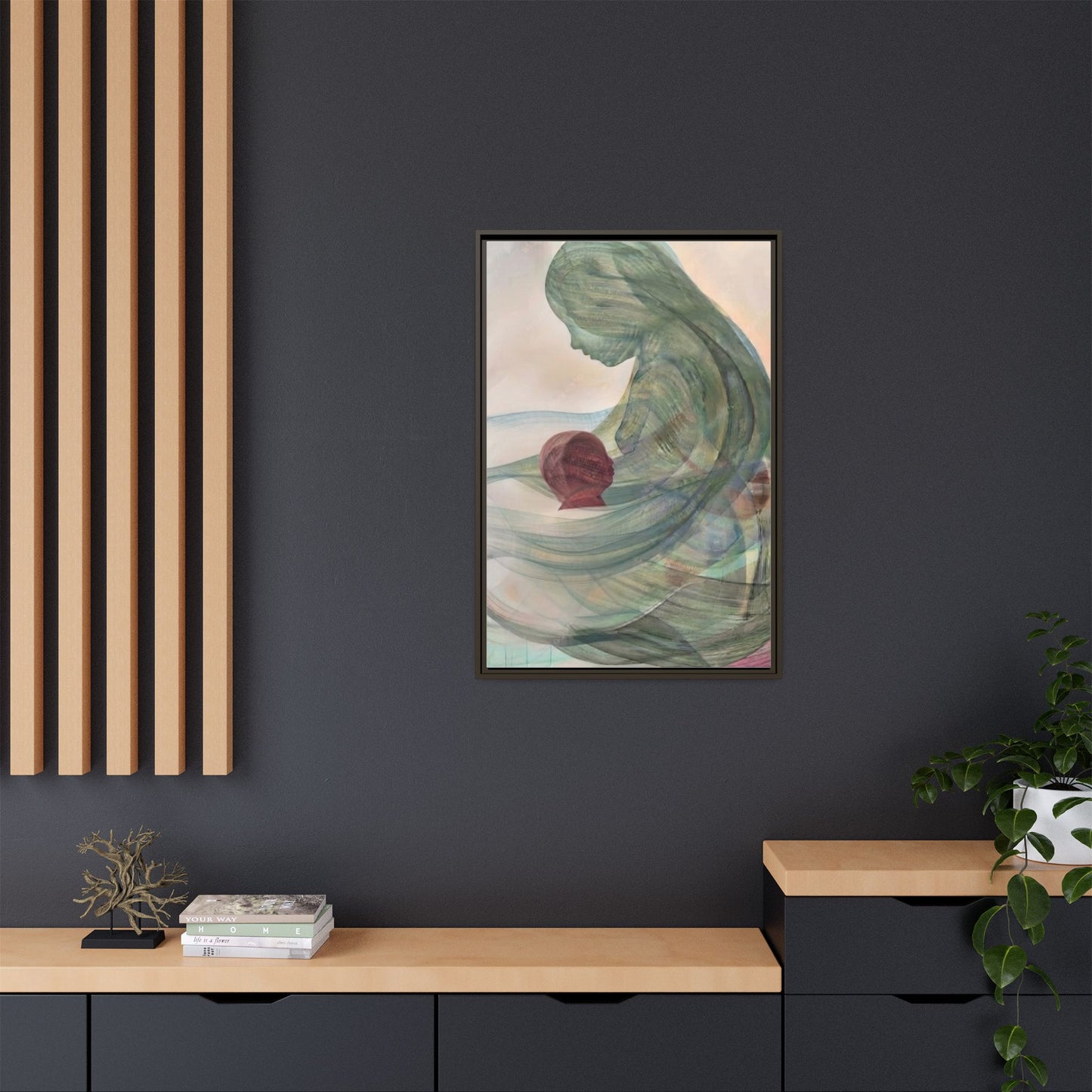 Woven Connection — Framed Canvas
