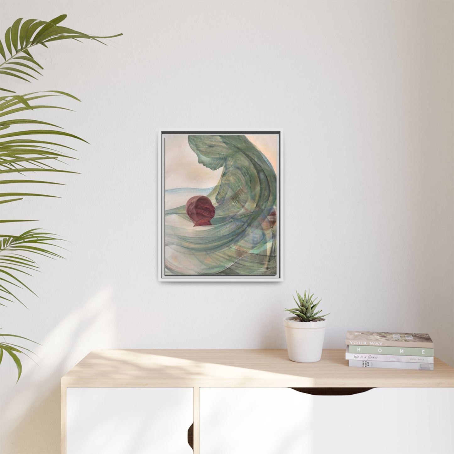 Woven Connection — Framed Canvas