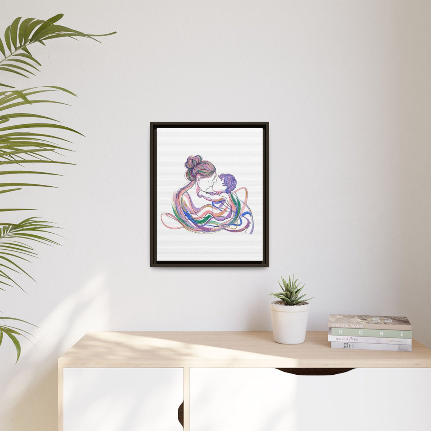 Sacred Connection — Framed Canvas