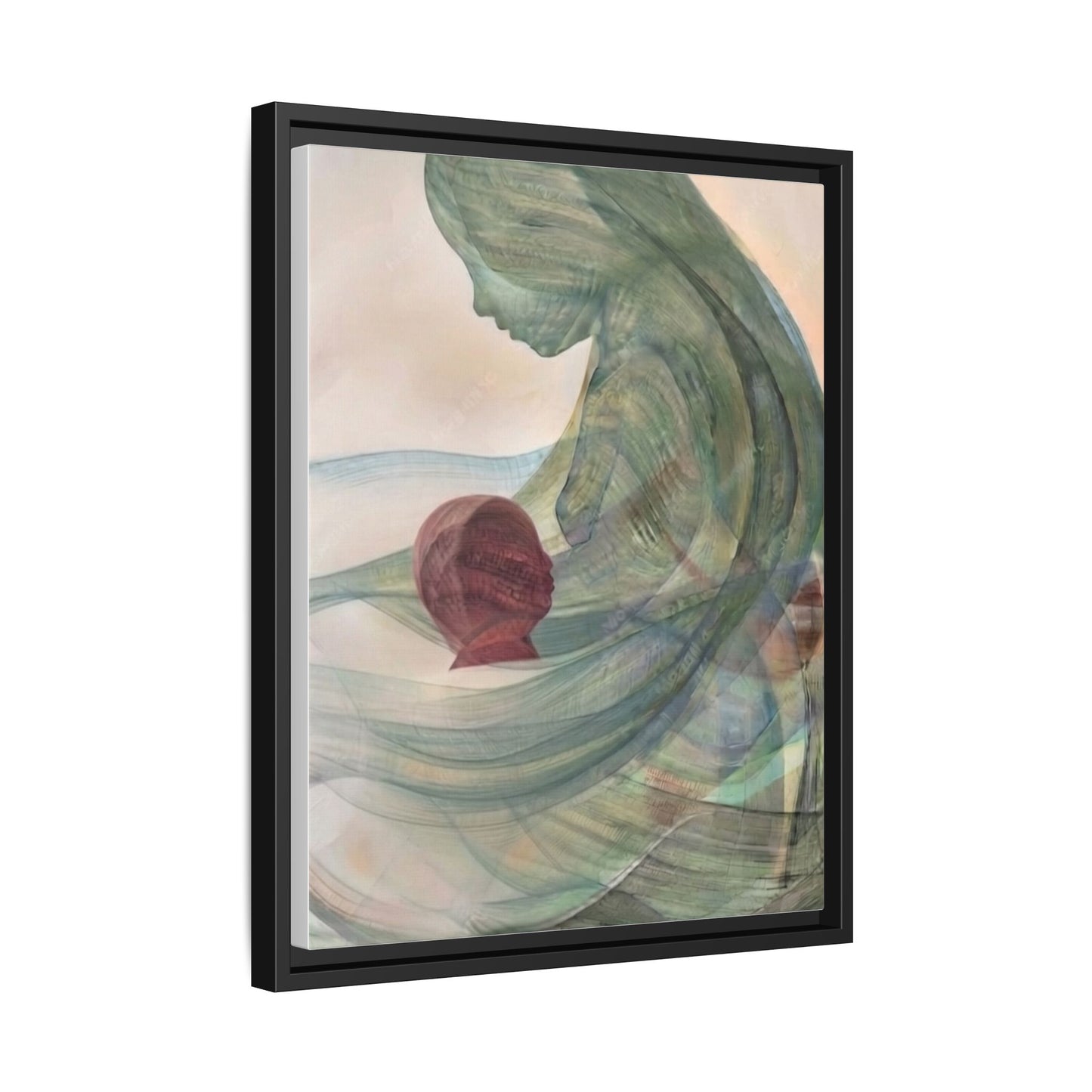 Woven Connection — Framed Canvas