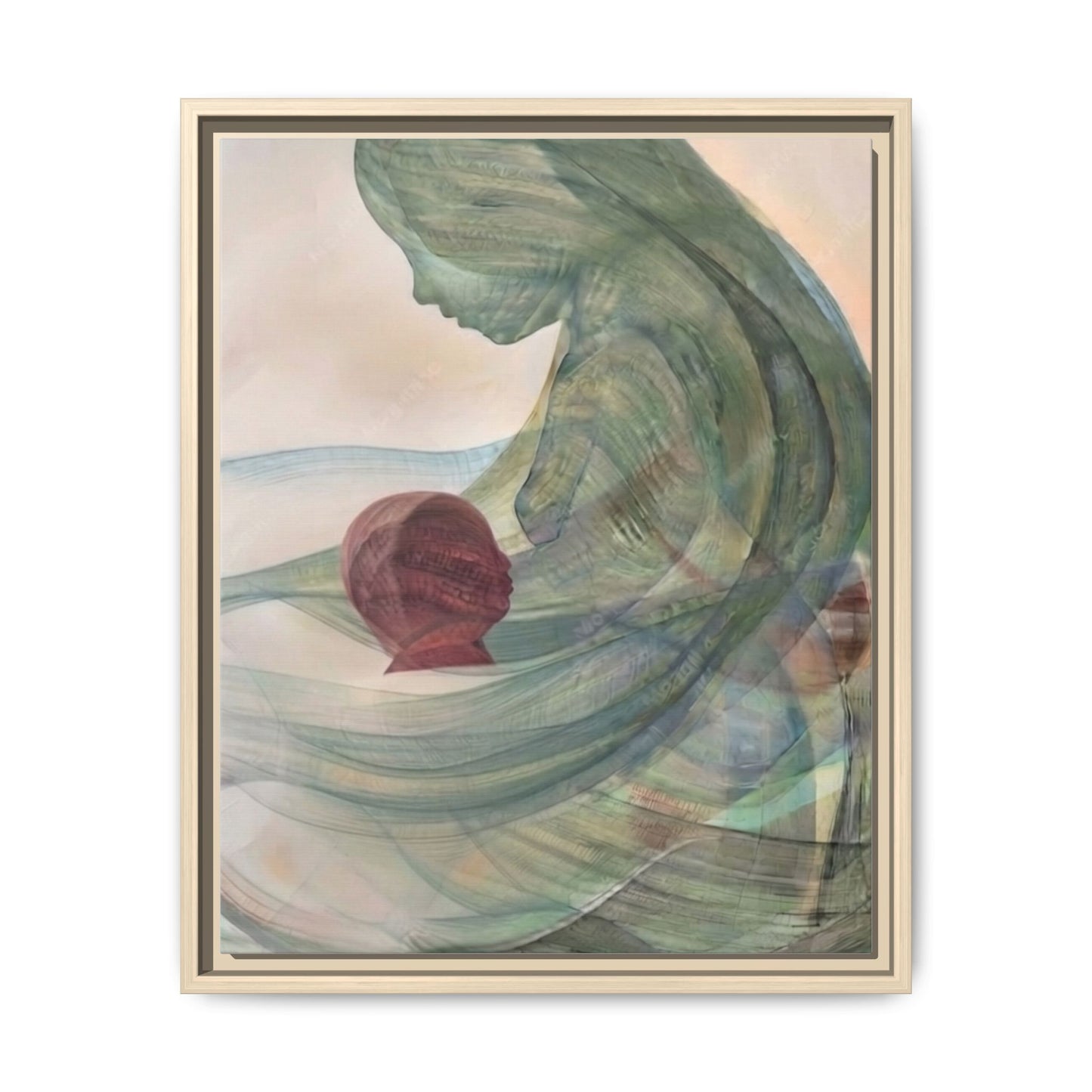 Woven Connection — Framed Canvas