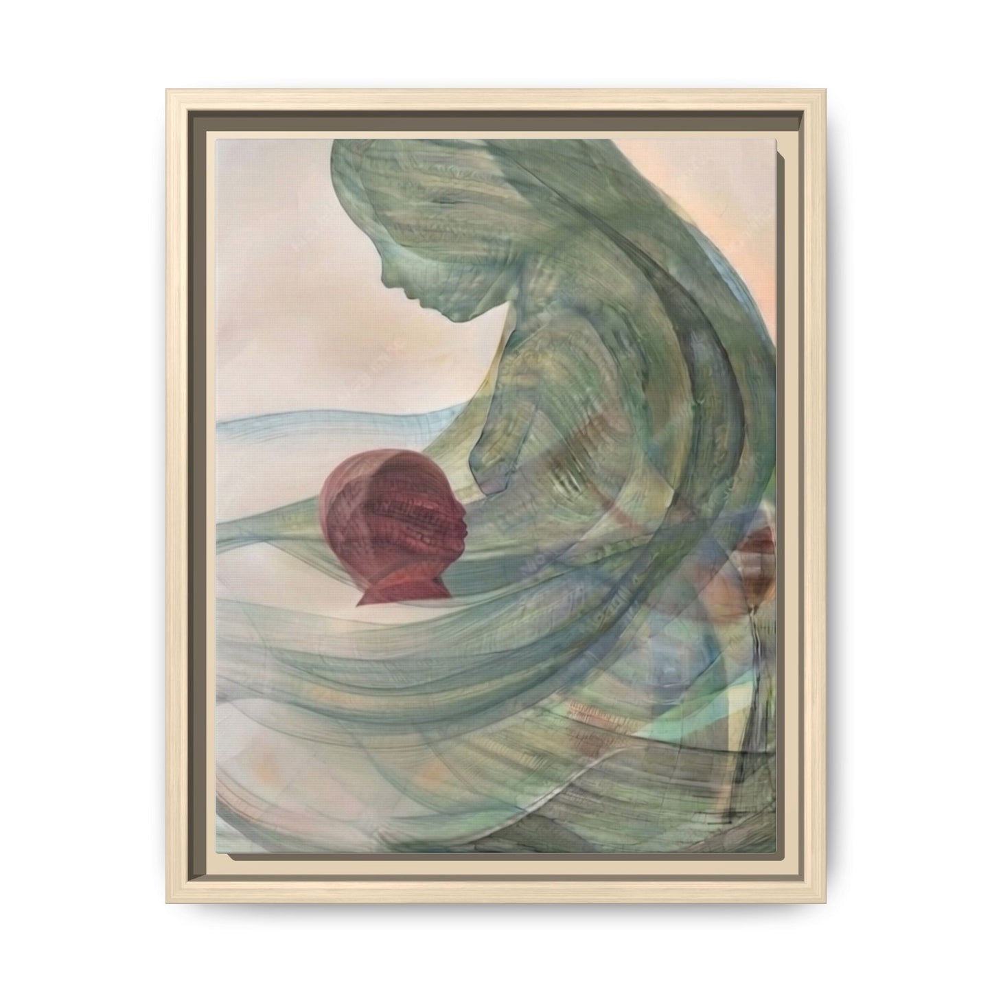 Woven Connection — Framed Canvas