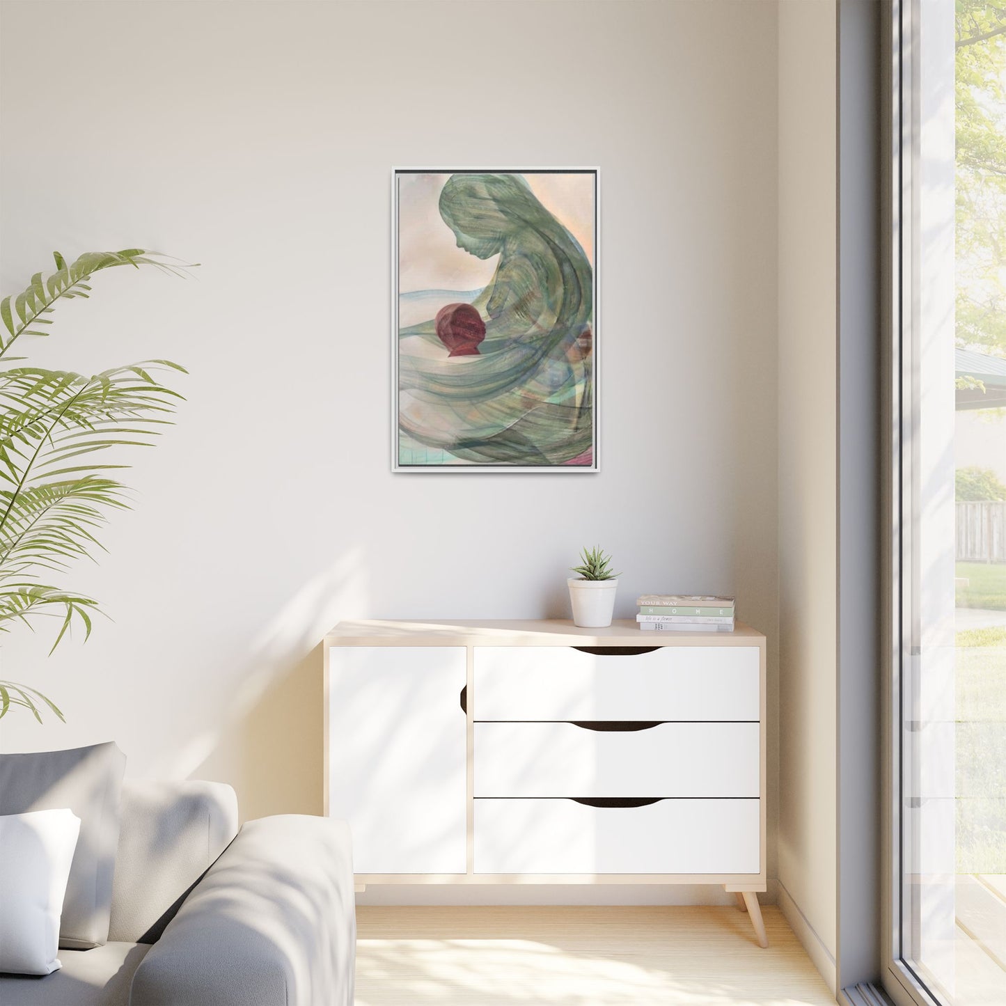 Woven Connection — Framed Canvas