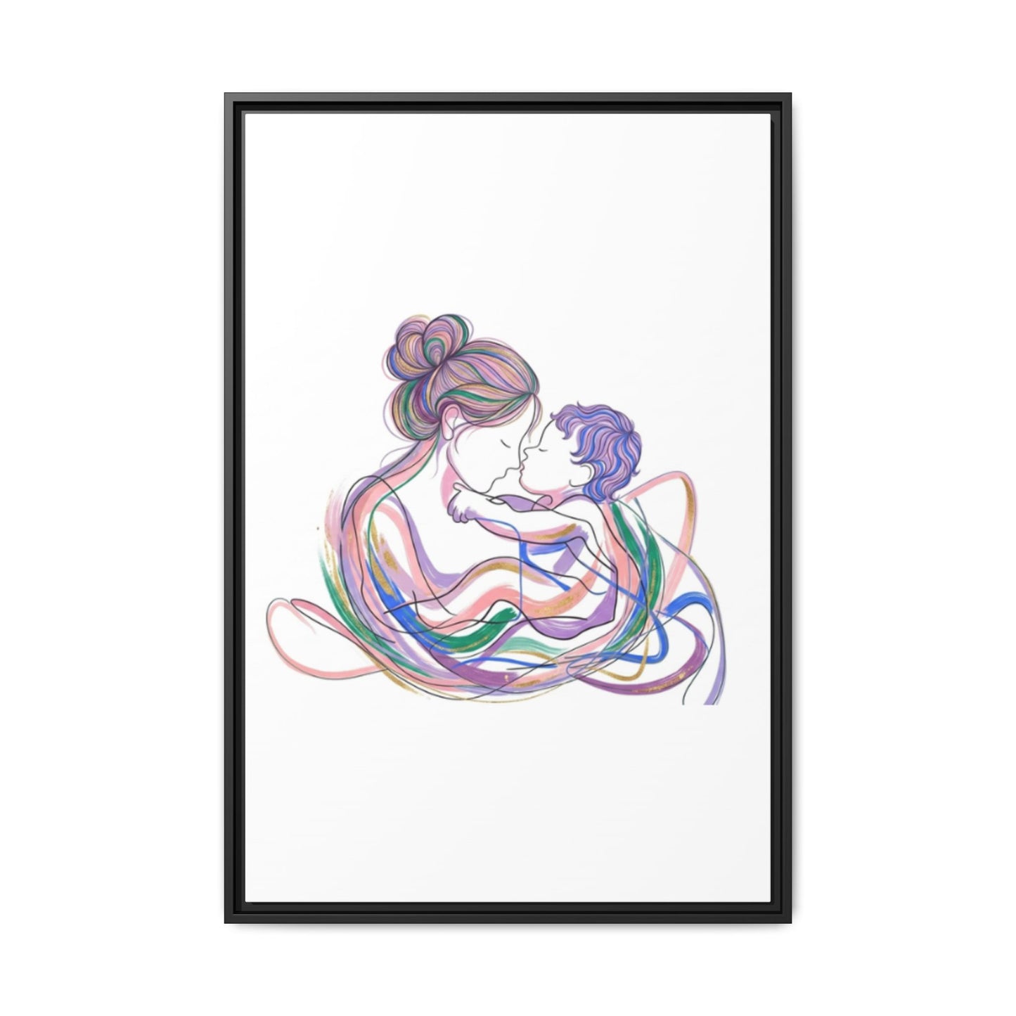 Sacred Connection — Framed Canvas
