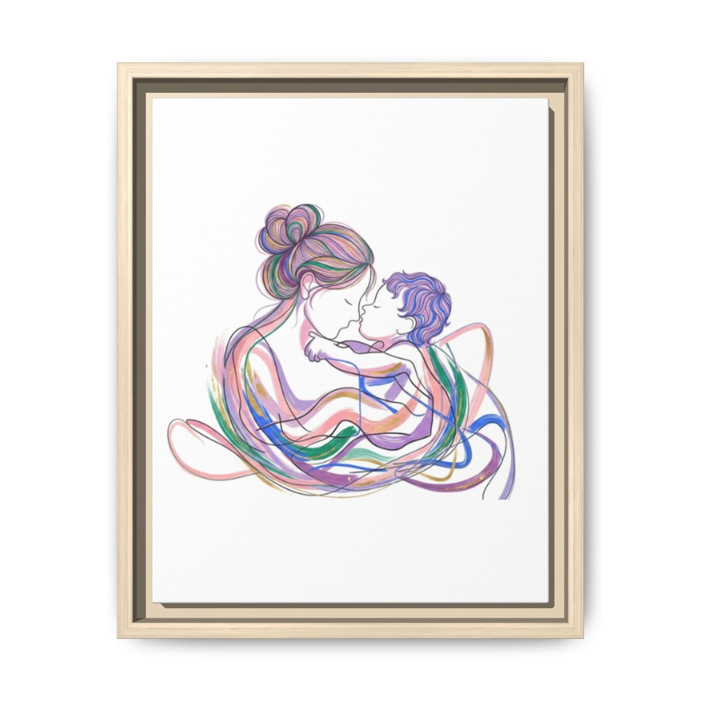 Sacred Connection — Framed Canvas