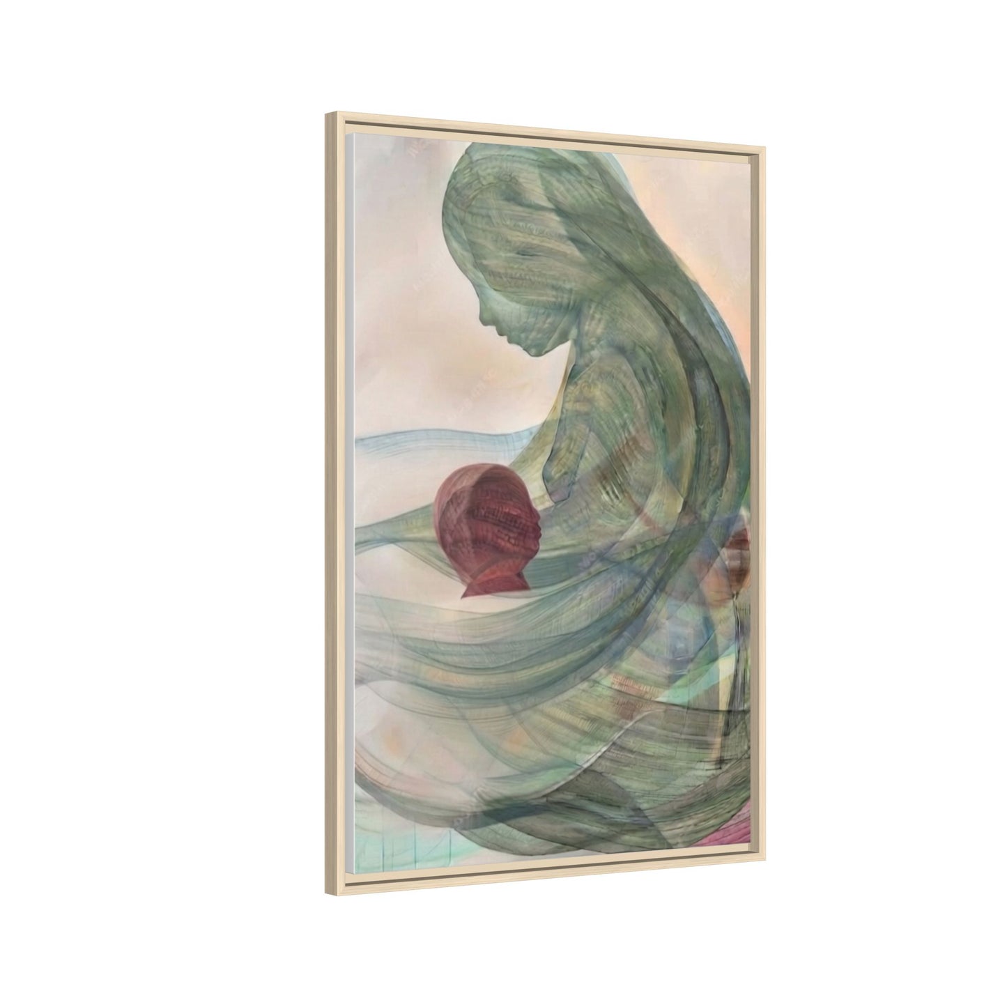 Woven Connection — Framed Canvas