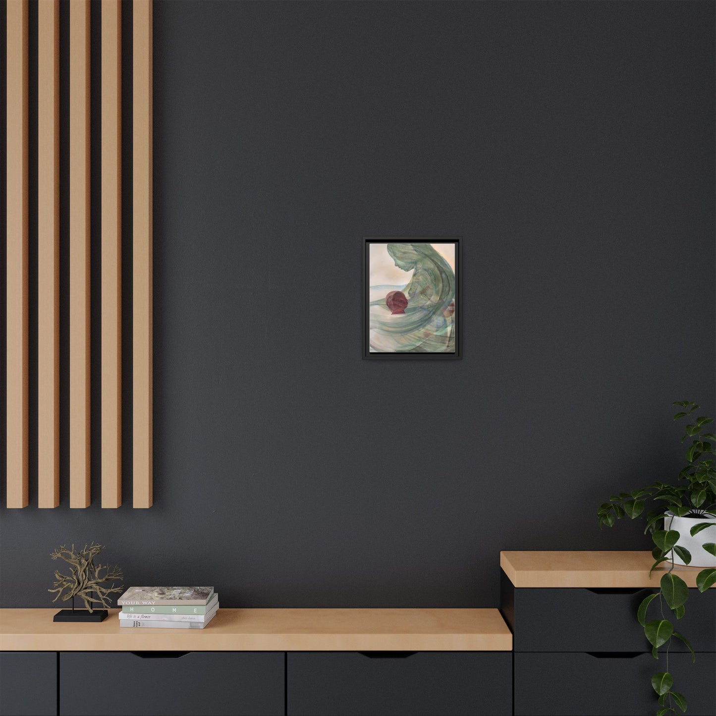 Woven Connection — Framed Canvas