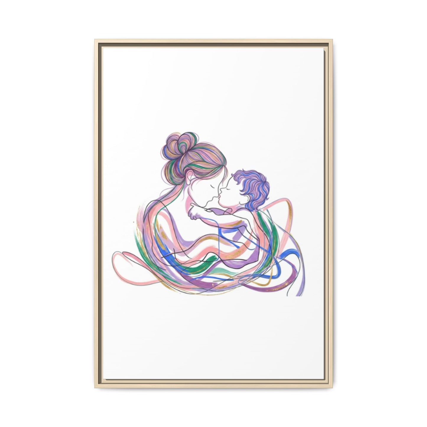 Sacred Connection — Framed Canvas