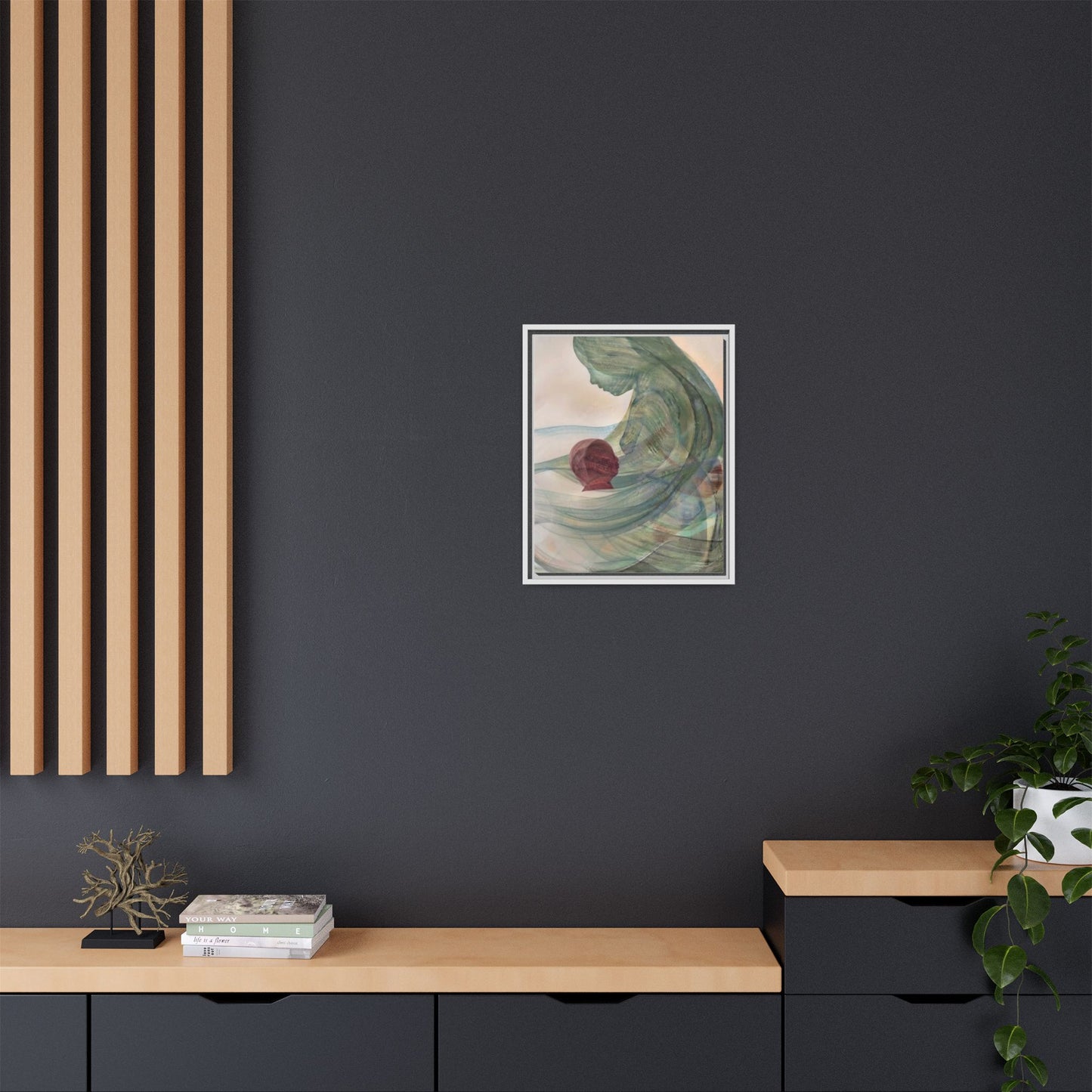 Woven Connection — Framed Canvas