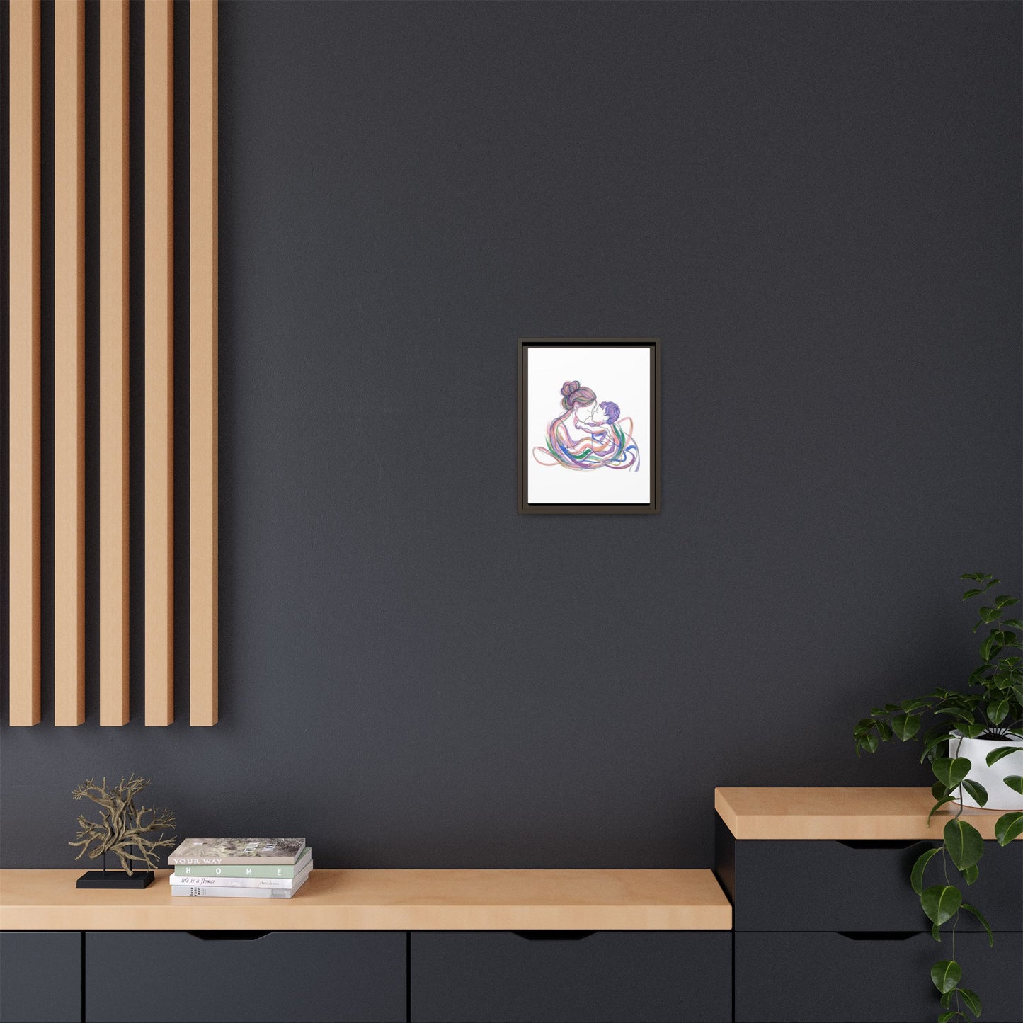 Sacred Connection — Framed Canvas