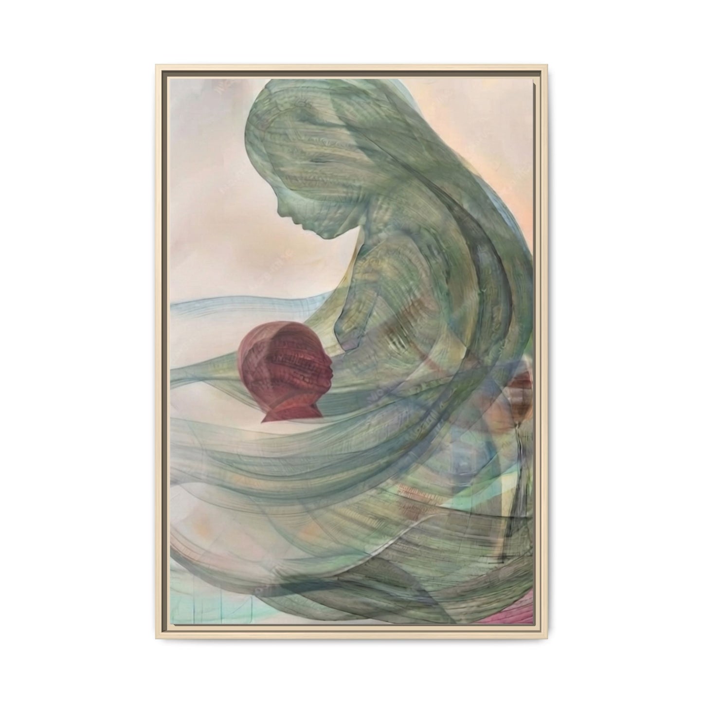 Woven Connection — Framed Canvas