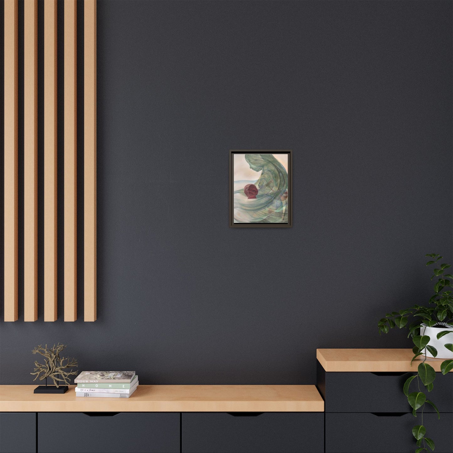 Woven Connection — Framed Canvas