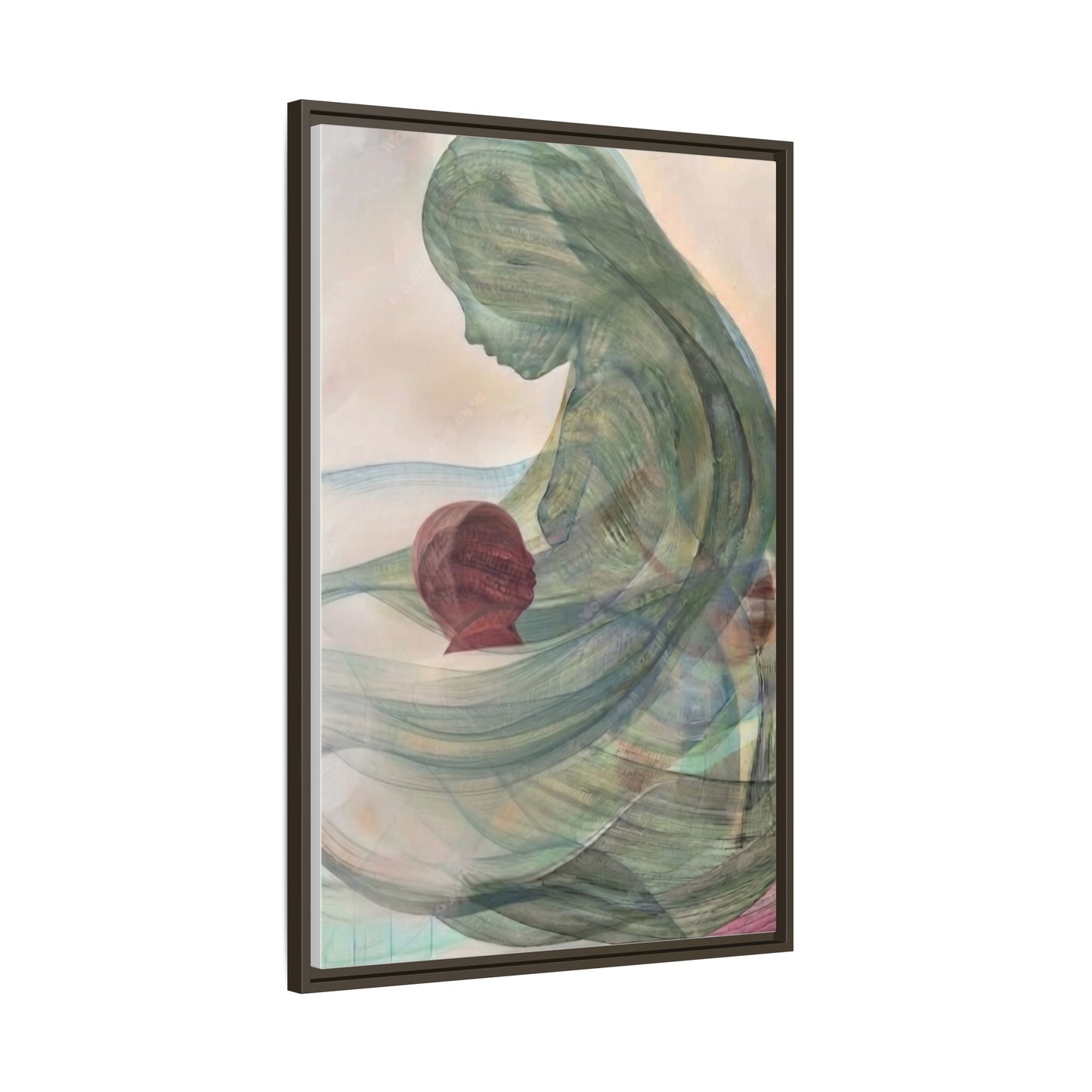 Woven Connection — Framed Canvas