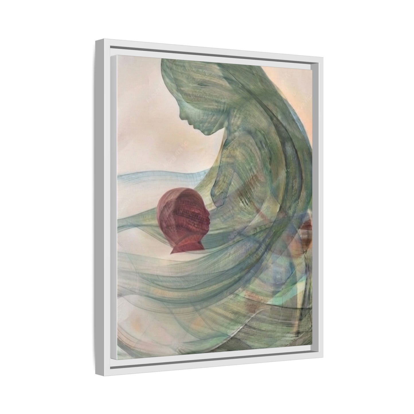 Woven Connection — Framed Canvas