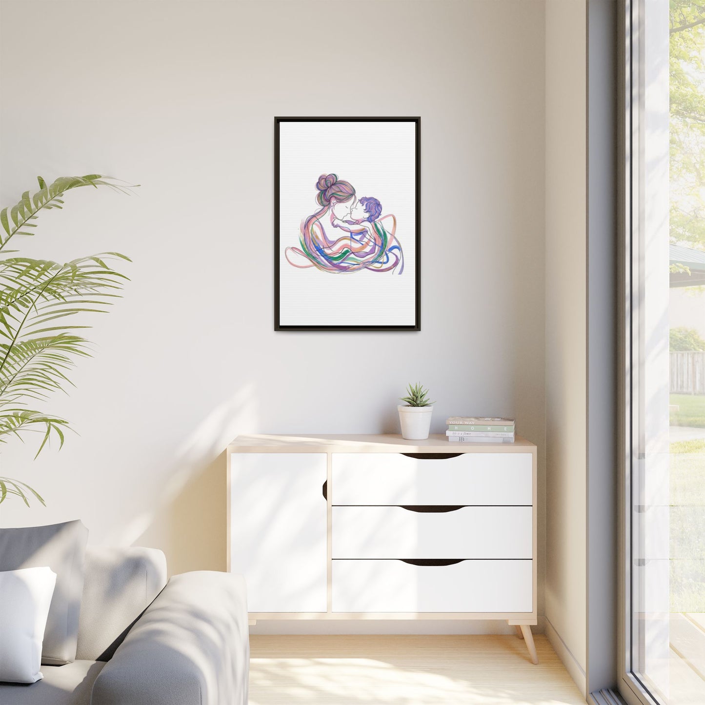 Sacred Connection — Framed Canvas