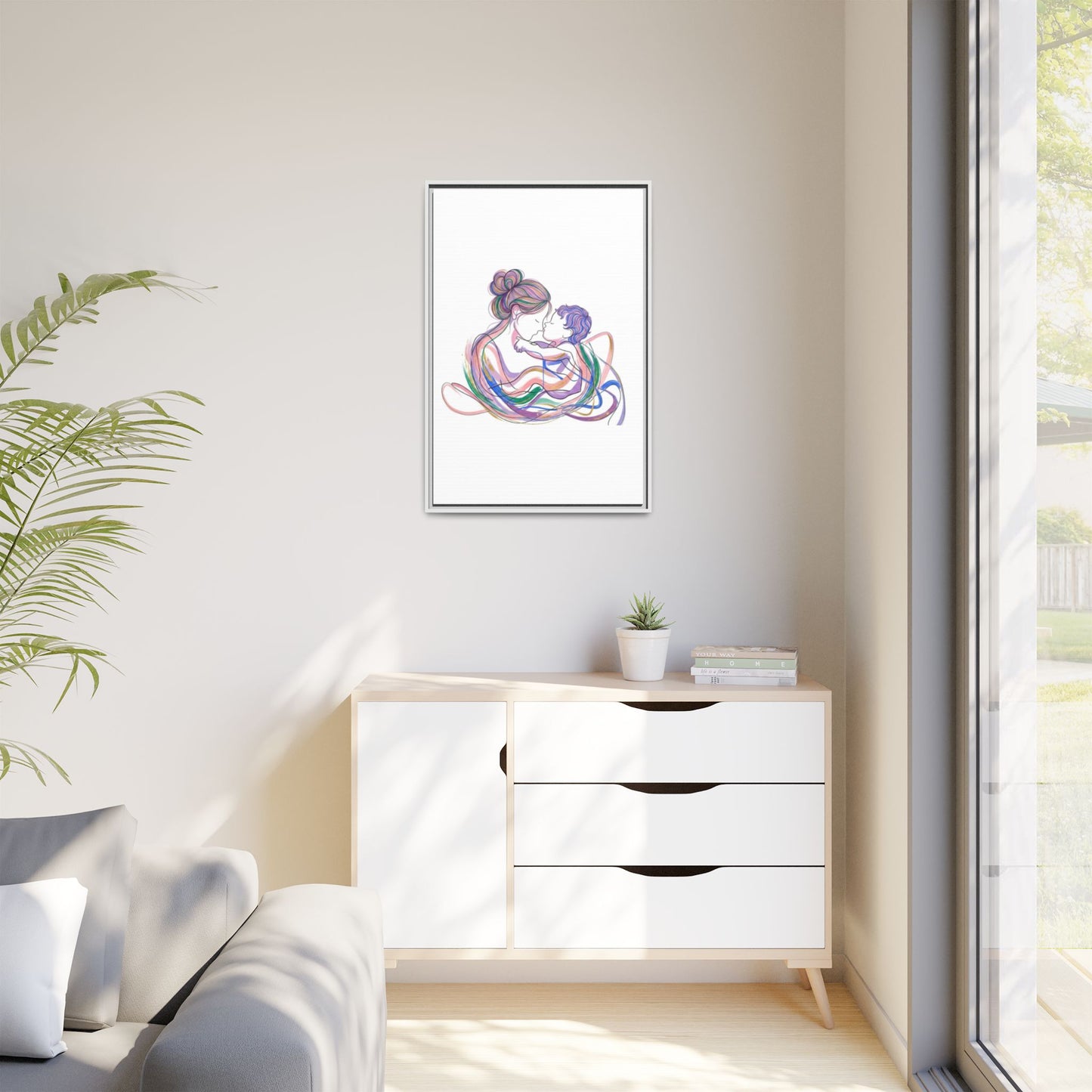 Sacred Connection — Framed Canvas