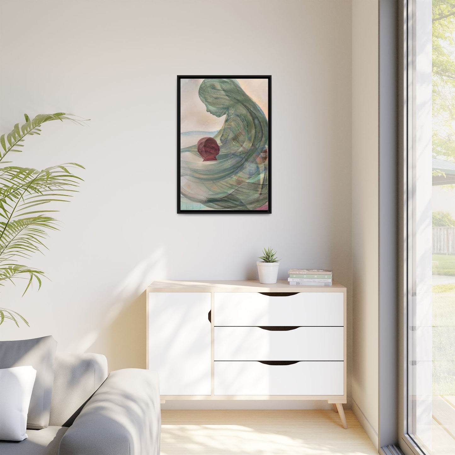 Woven Connection — Framed Canvas