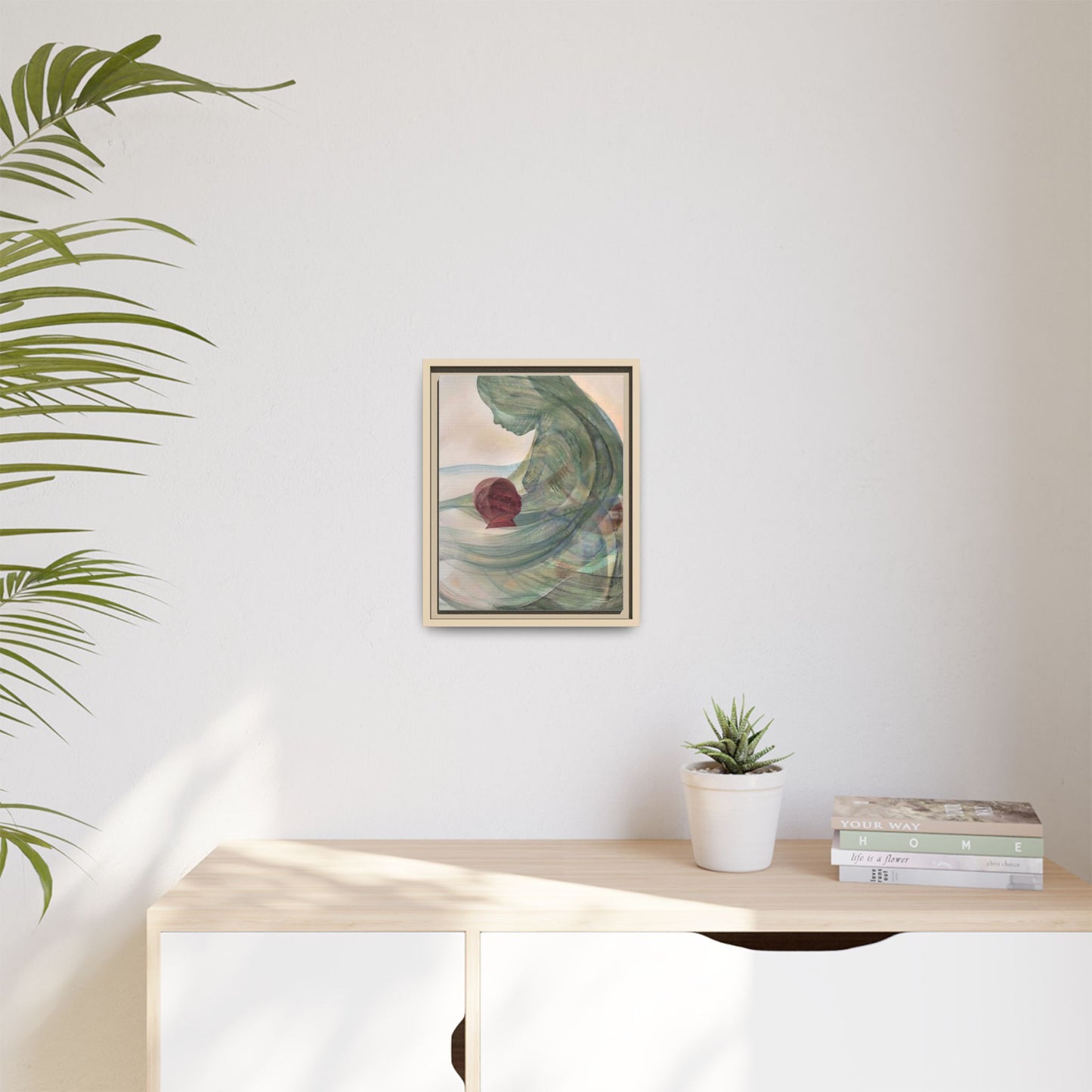 Woven Connection — Framed Canvas