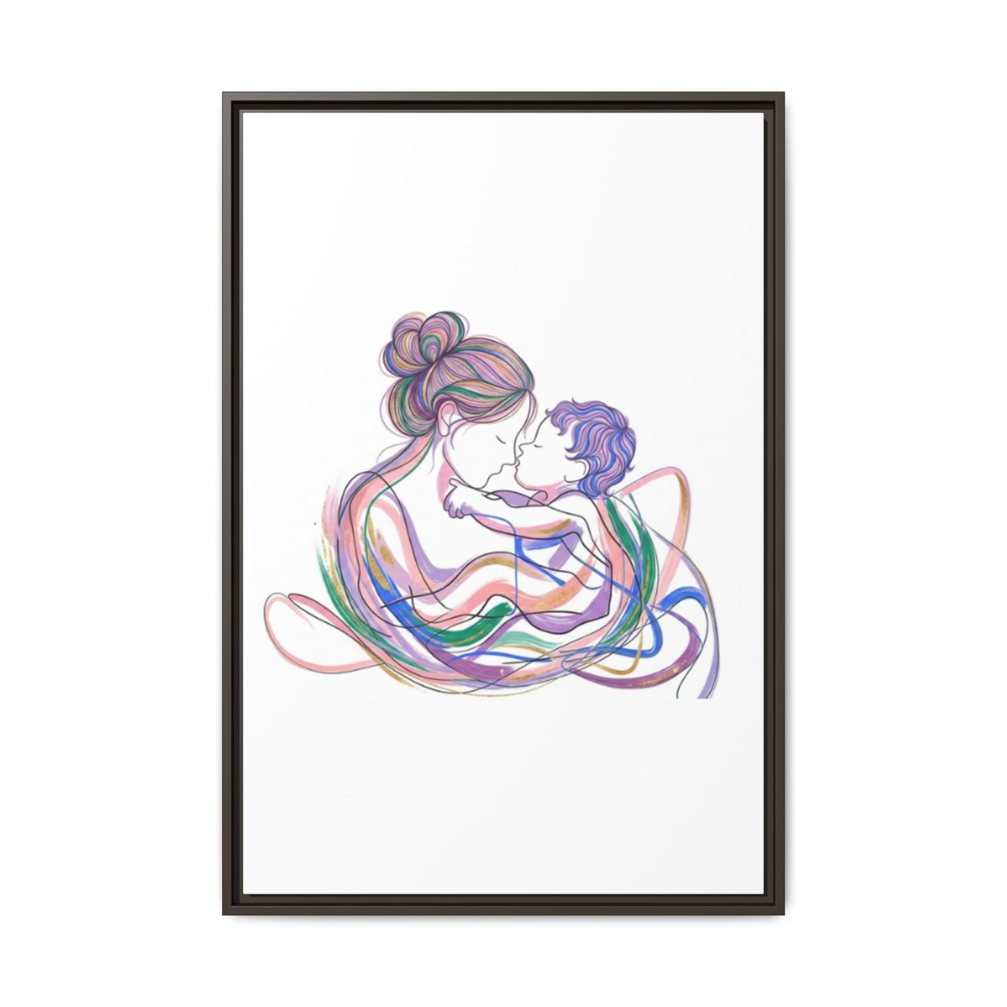 Sacred Connection — Framed Canvas