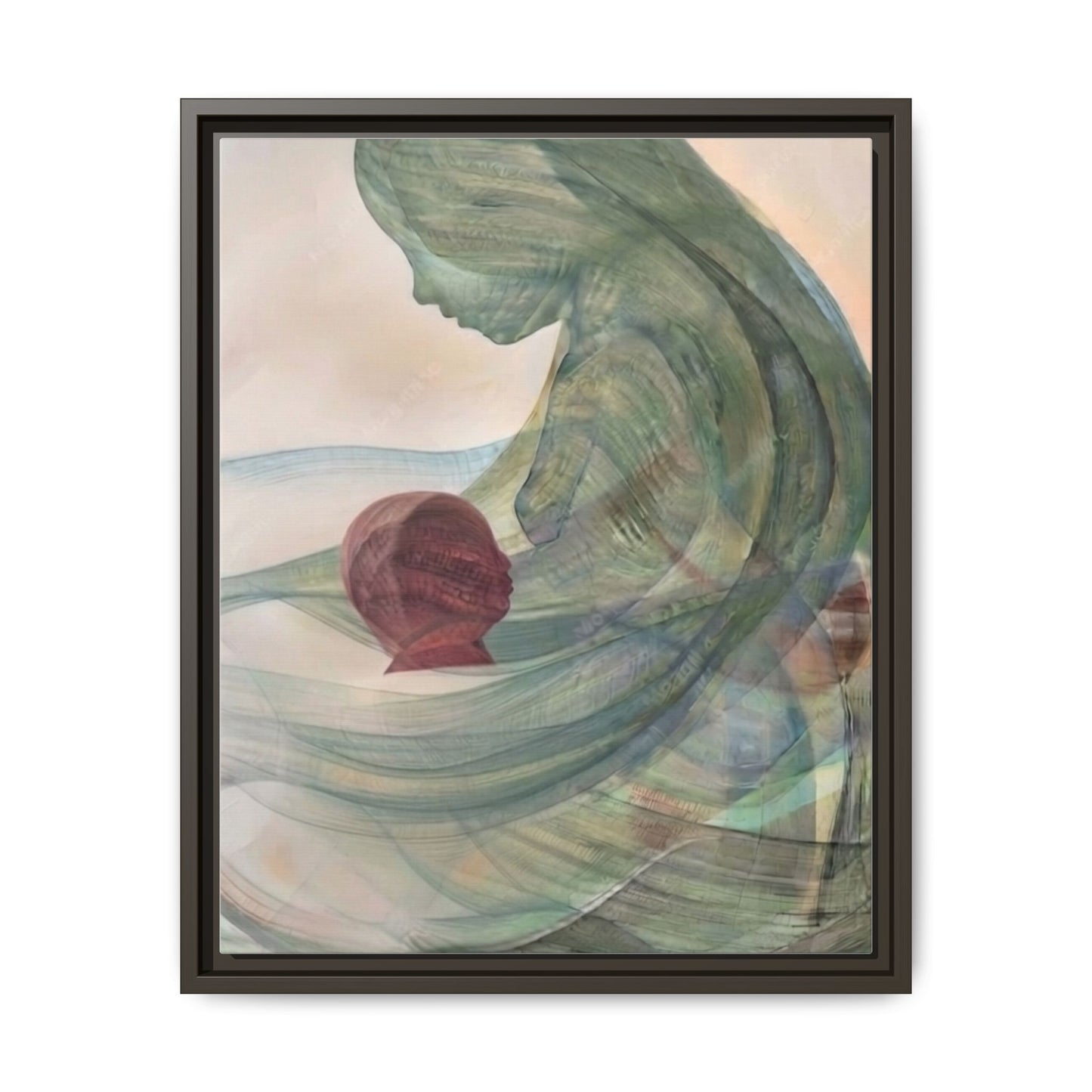 Woven Connection — Framed Canvas