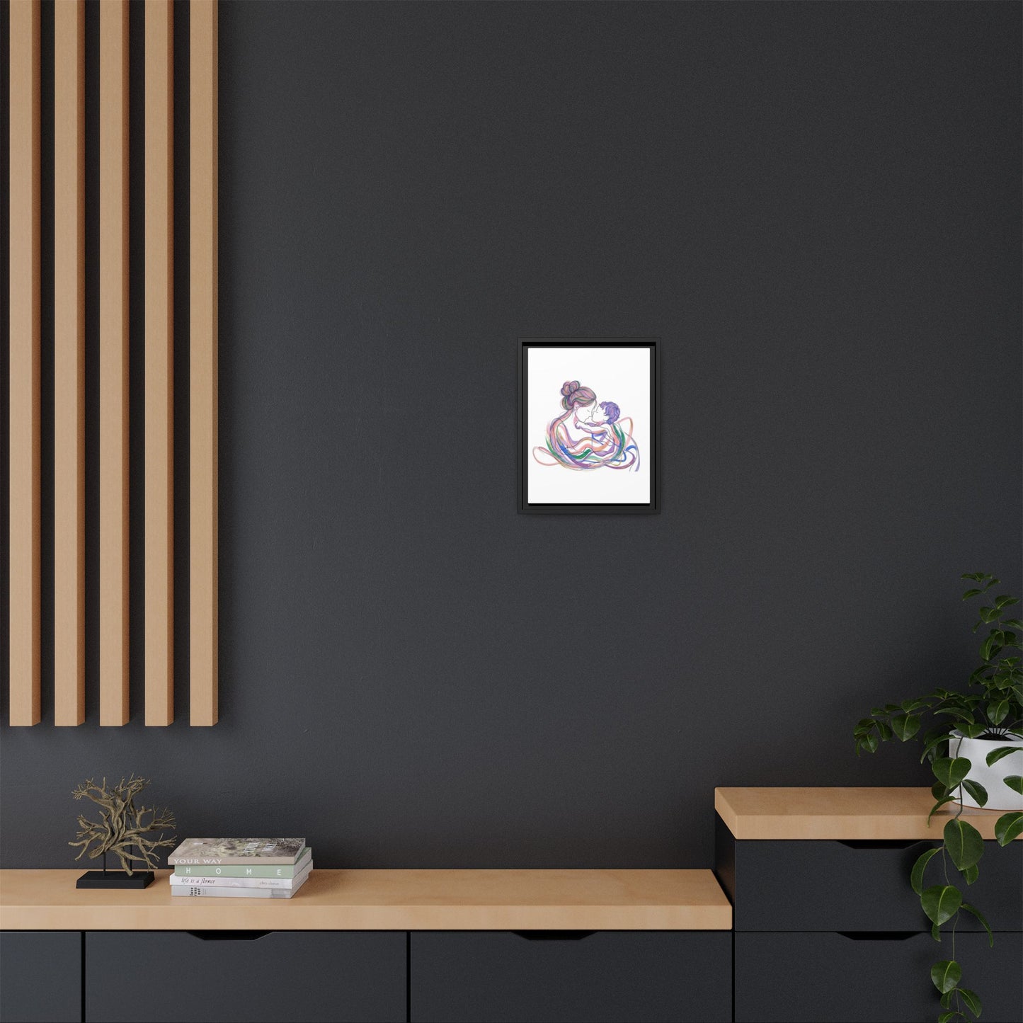 Sacred Connection — Framed Canvas