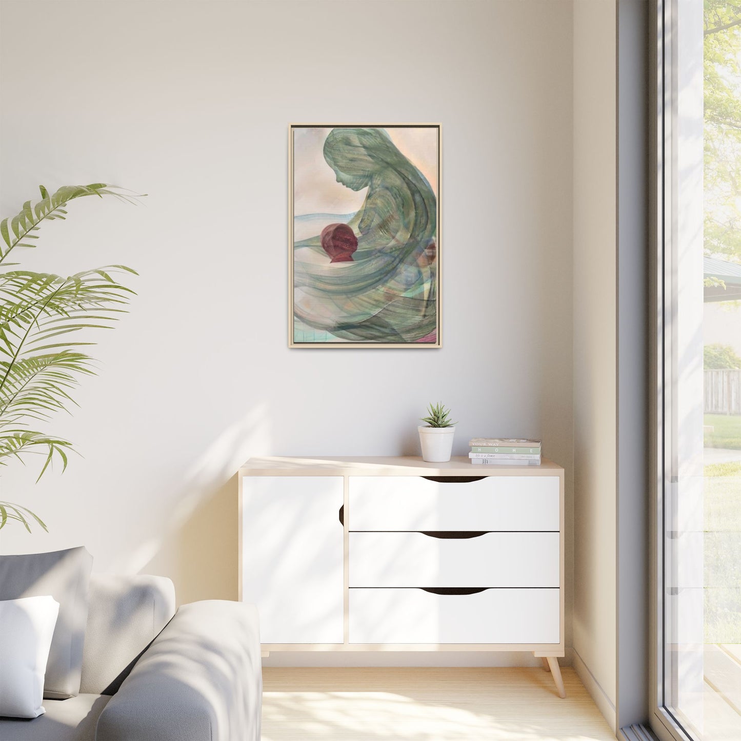 Woven Connection — Framed Canvas
