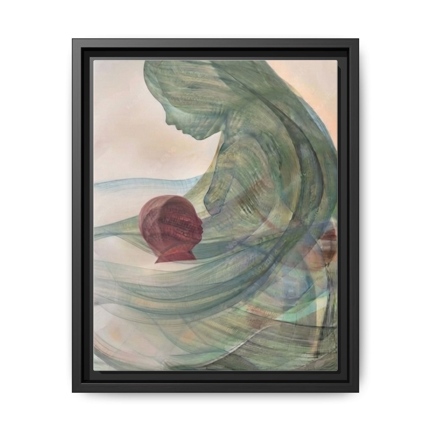 Woven Connection — Framed Canvas