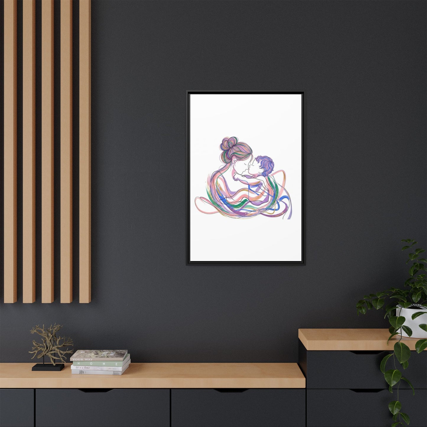 Sacred Connection — Framed Canvas