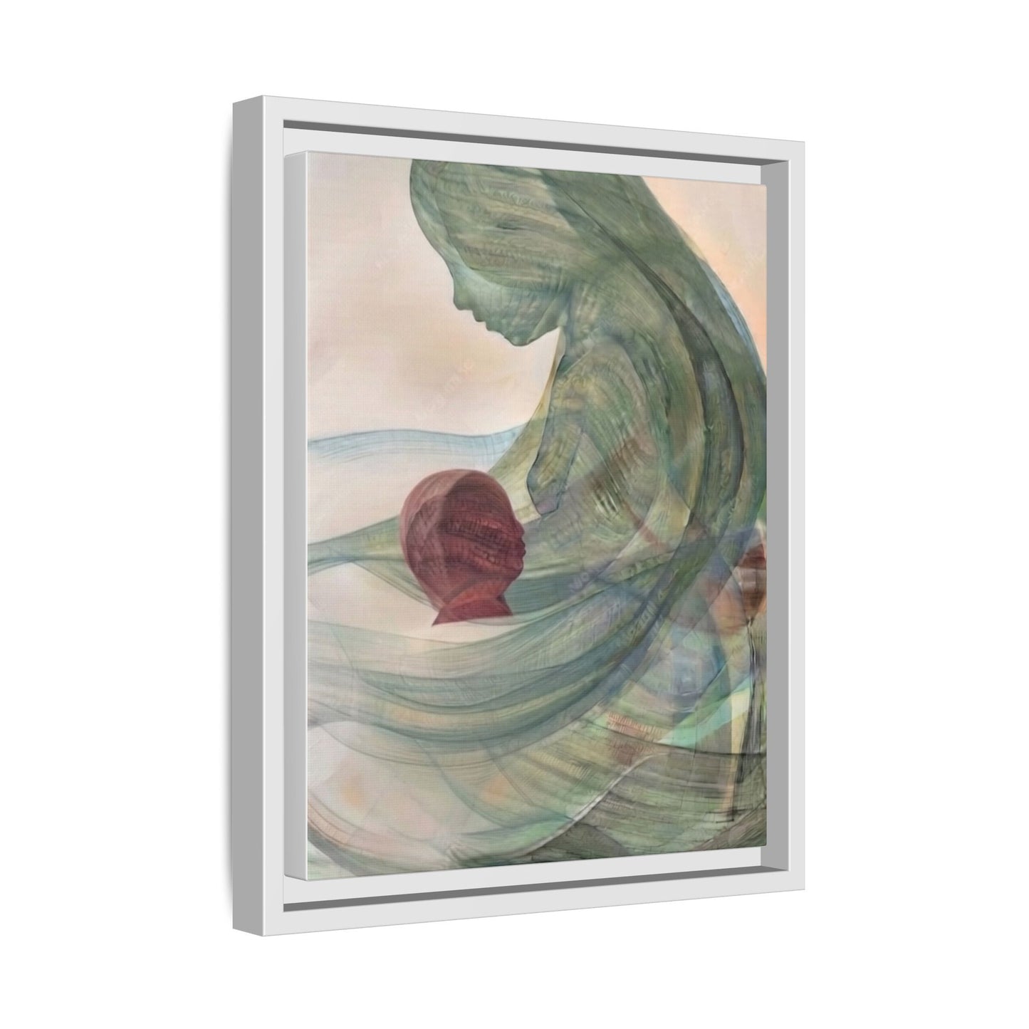 Woven Connection — Framed Canvas
