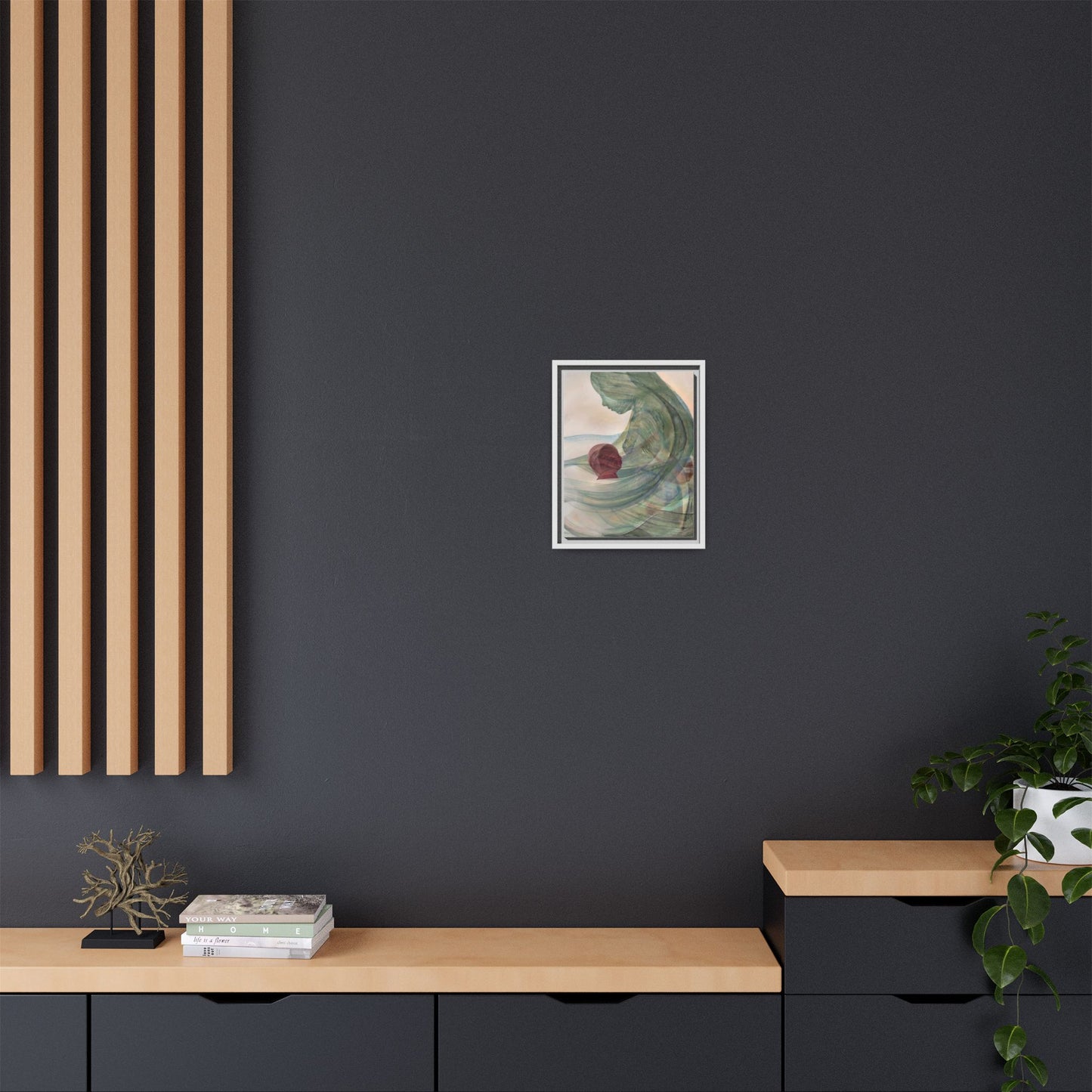 Woven Connection — Framed Canvas
