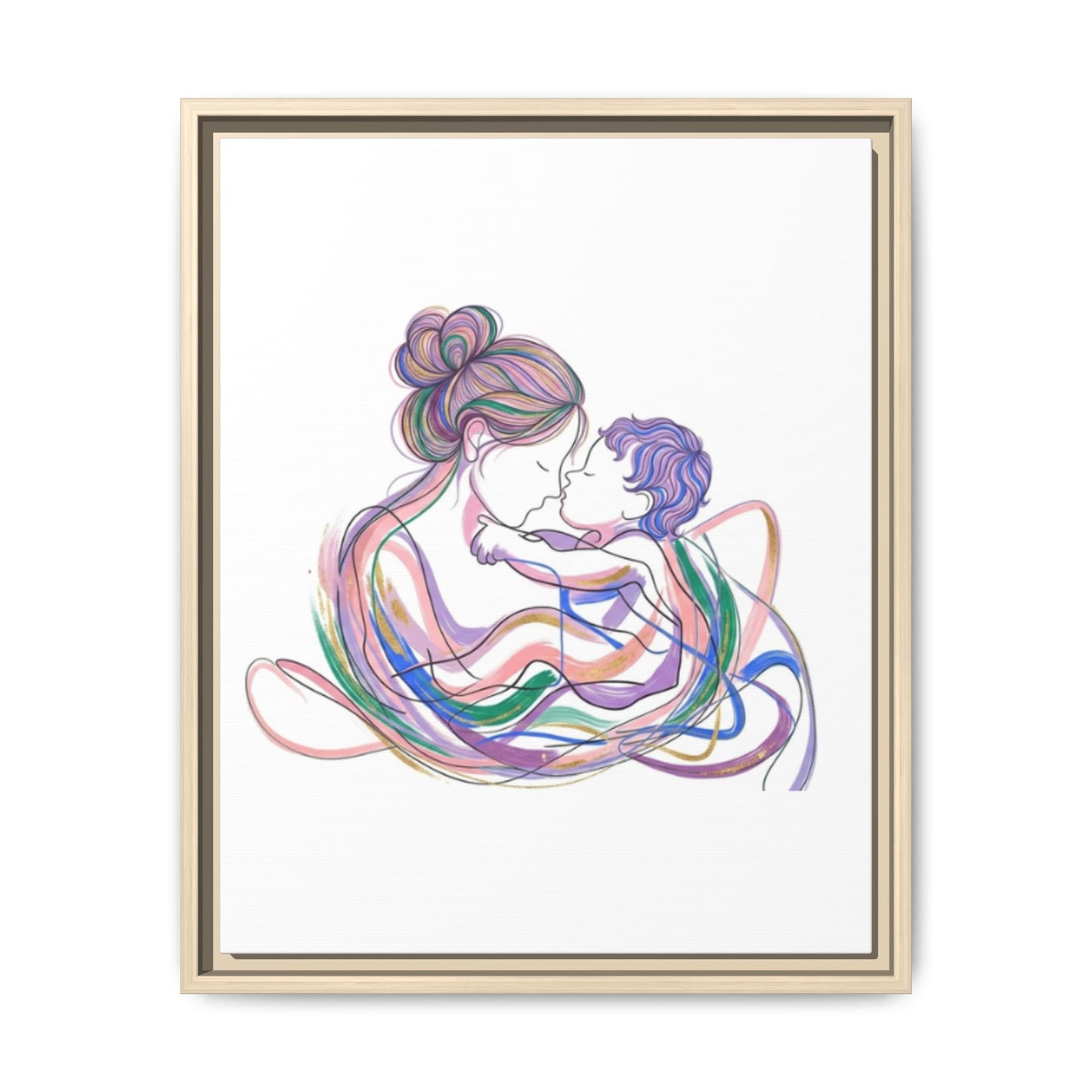 Sacred Connection — Framed Canvas
