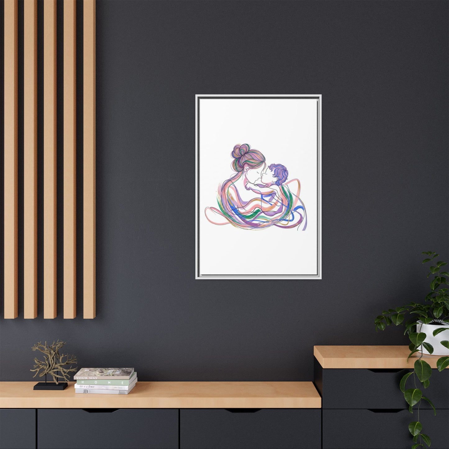 Sacred Connection — Framed Canvas