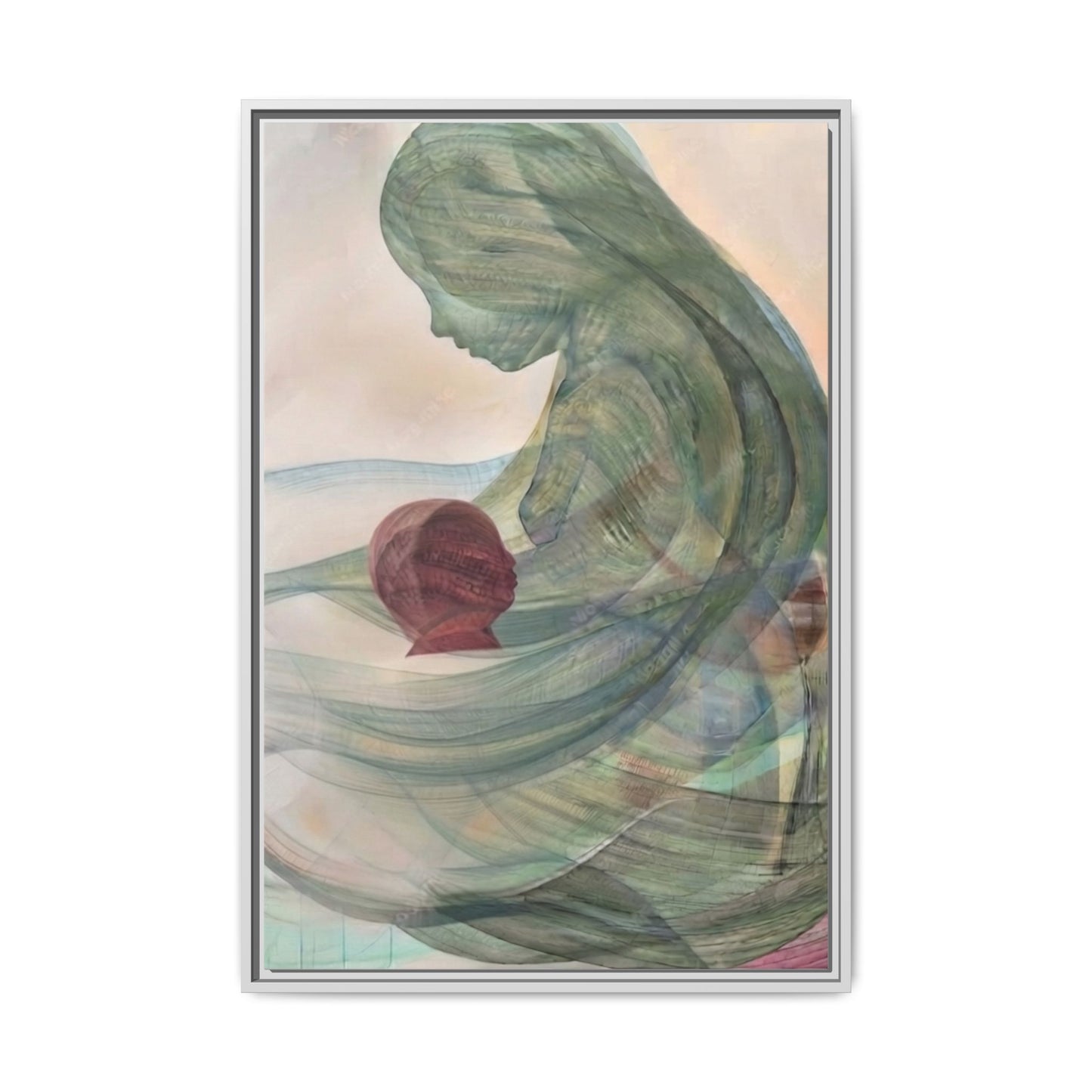Woven Connection — Framed Canvas
