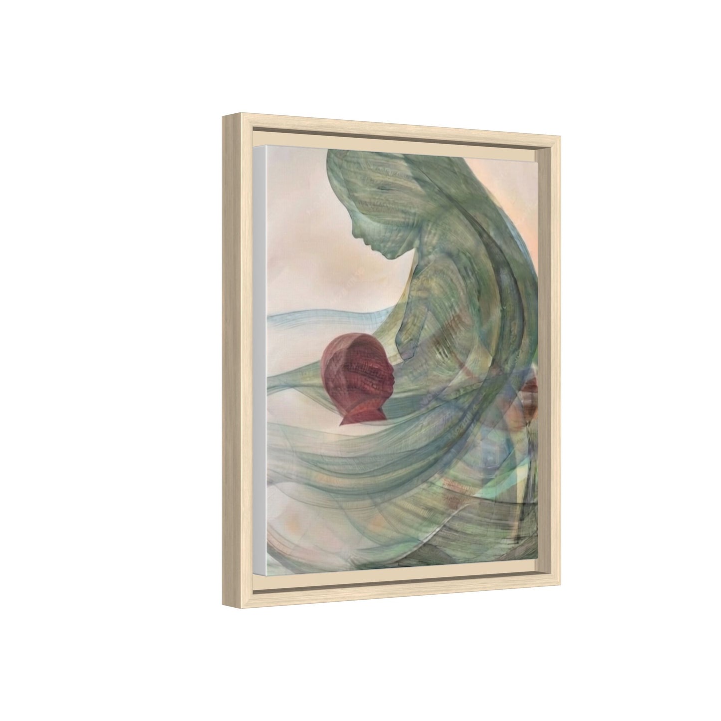 Woven Connection — Framed Canvas