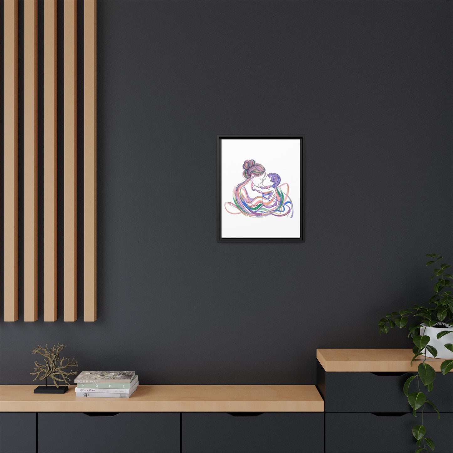 Sacred Connection — Framed Canvas