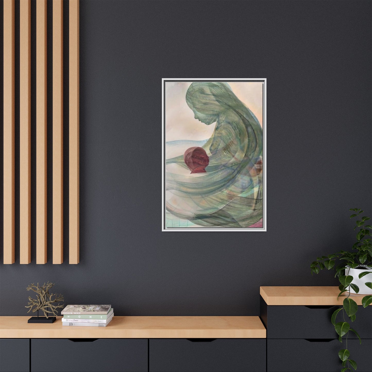 Woven Connection — Framed Canvas