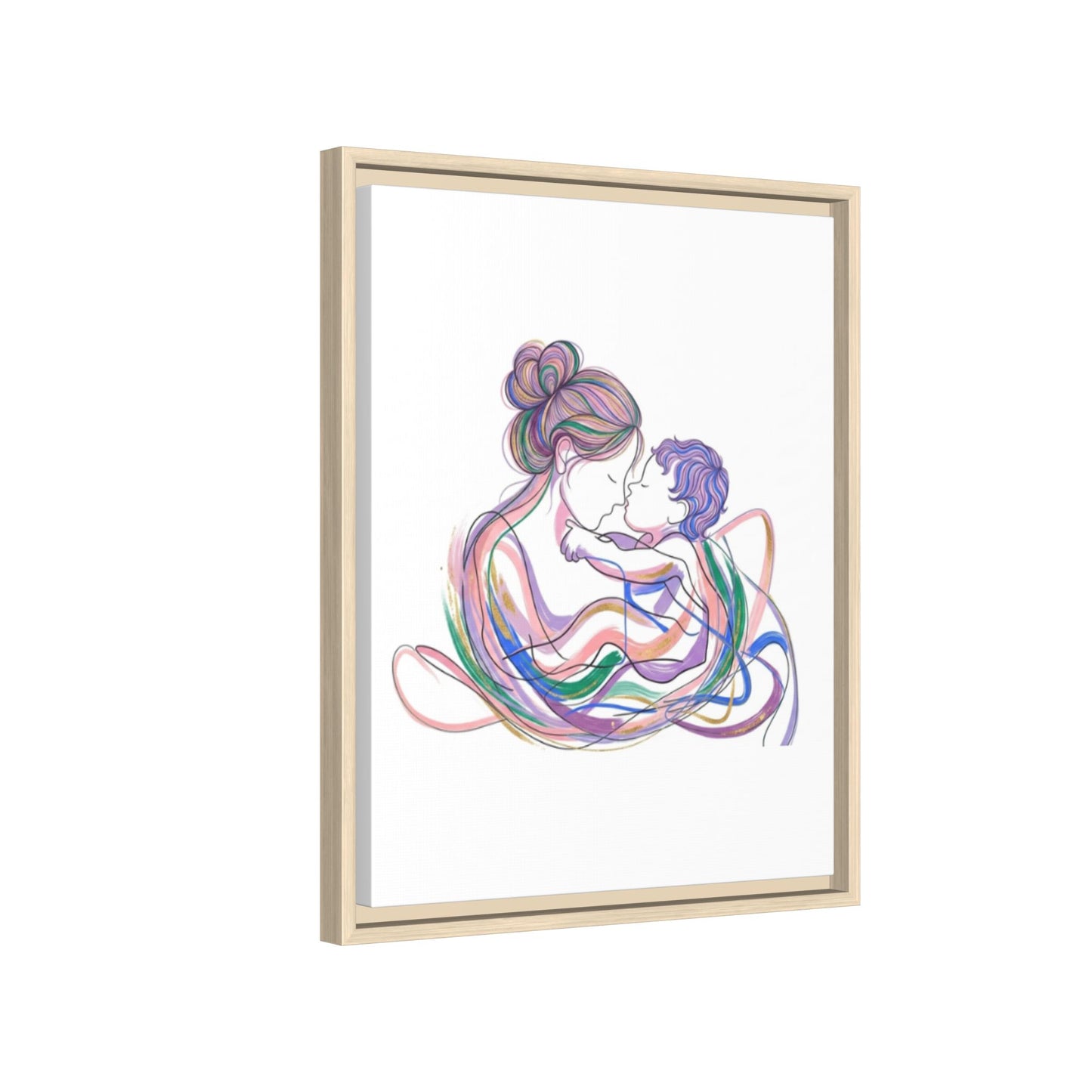 Sacred Connection — Framed Canvas