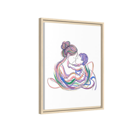 Sacred Connection — Framed Canvas