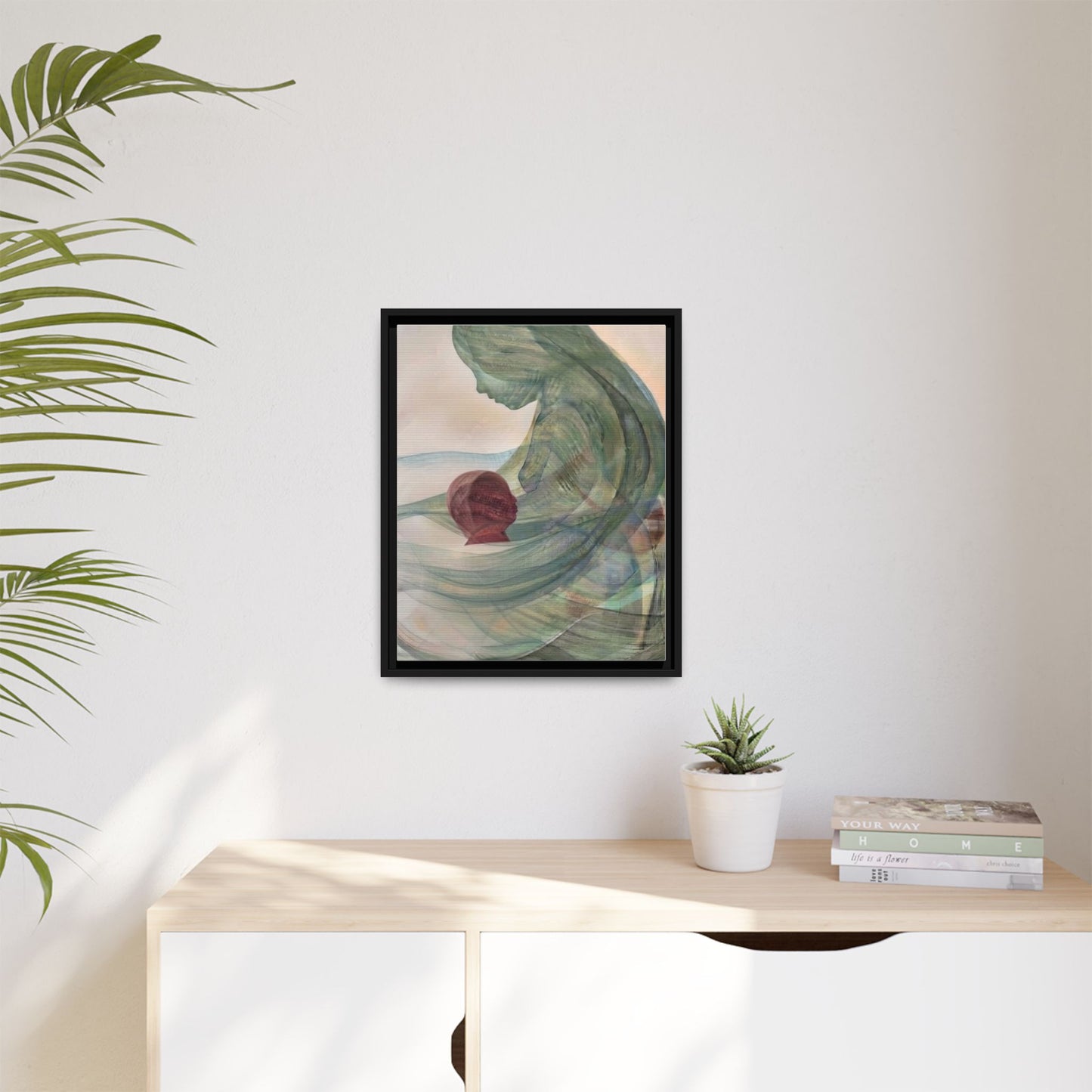 Woven Connection — Framed Canvas