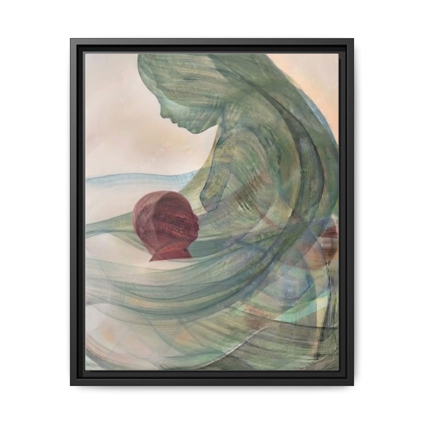 Woven Connection — Framed Canvas