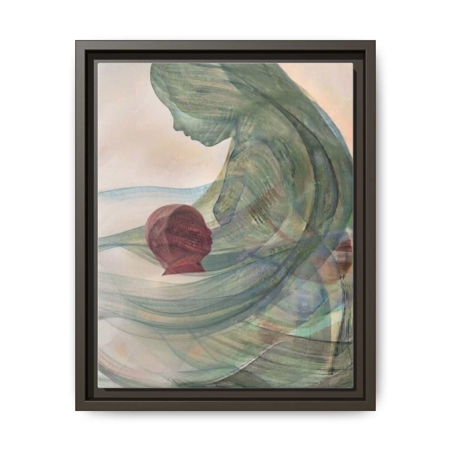 Woven Connection — Framed Canvas