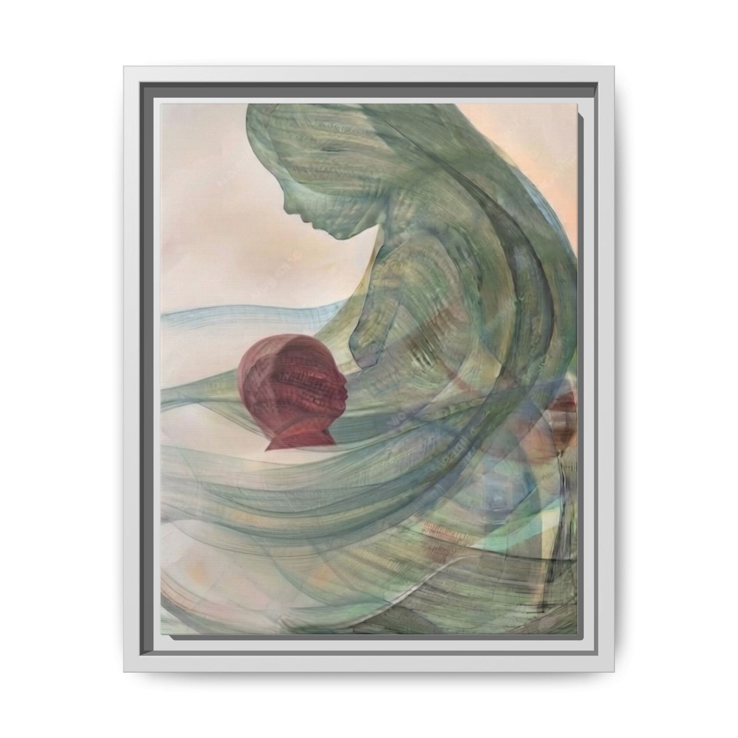 Woven Connection — Framed Canvas