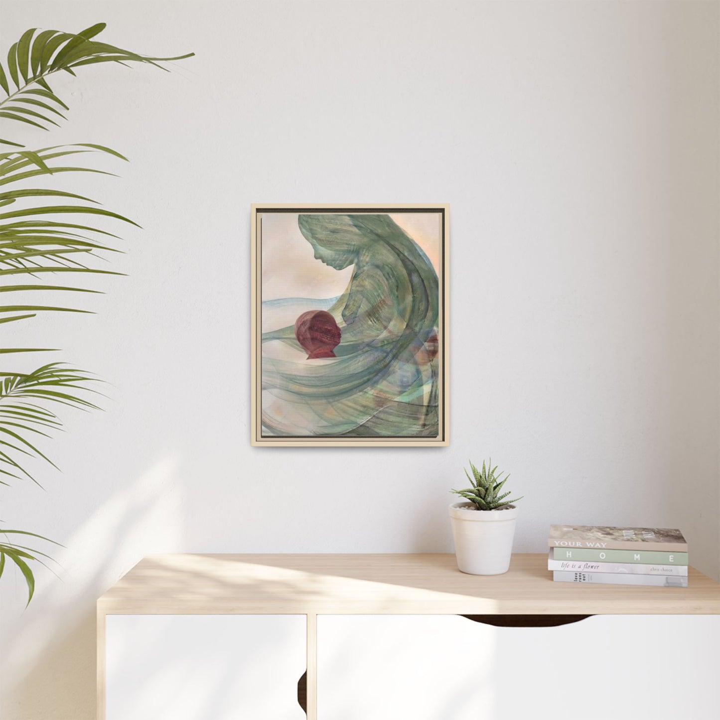 Woven Connection — Framed Canvas