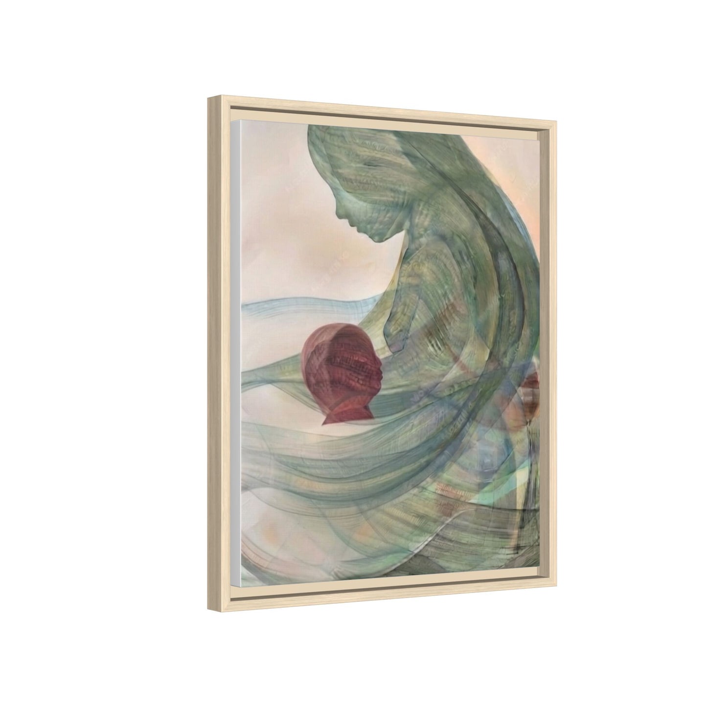 Woven Connection — Framed Canvas