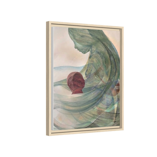 Woven Connection — Framed Canvas