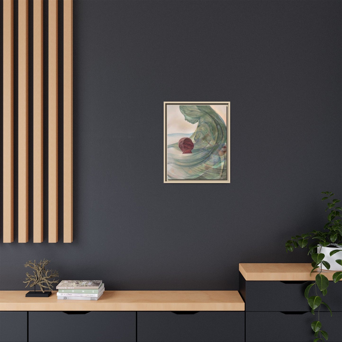 Woven Connection — Framed Canvas